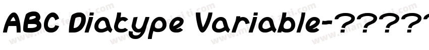 ABC Diatype Variable字体转换